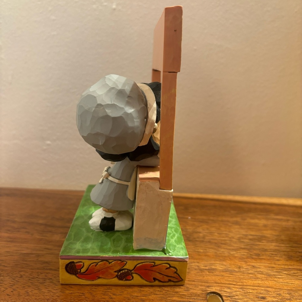 Jim Shore Peanuts Lucy Thanksgiving Figure - Picture 7 of 8